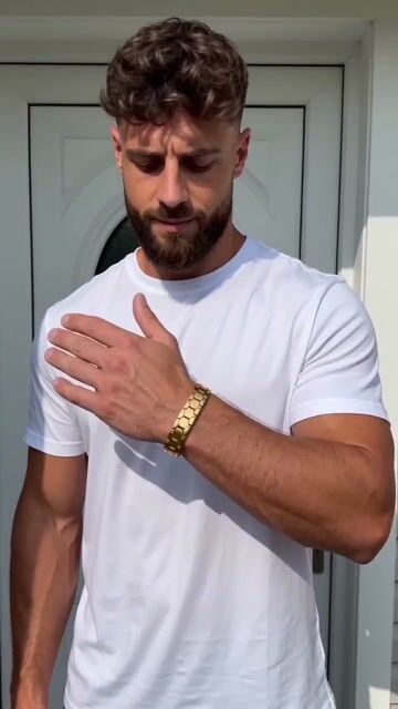 Men's 316L Steel Gold Plated Magnetic Bracelet – Double Magnets video