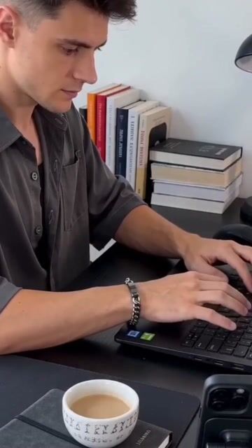 Men's Stainless Steel Chain ID Bracelet video