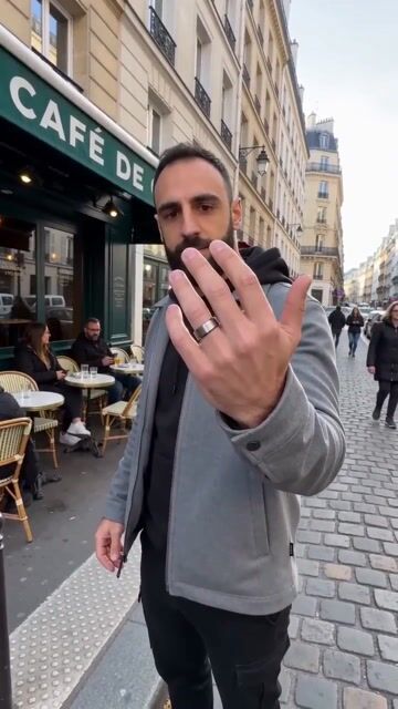 Customizable brushed titanium men's ring video