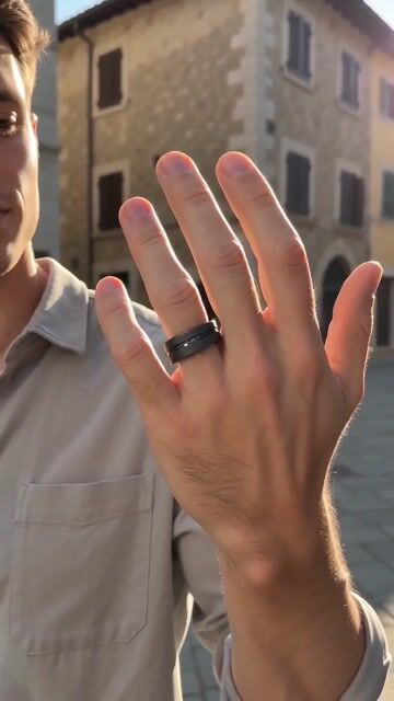Bague personnalisable Tungstene aspect sablé video