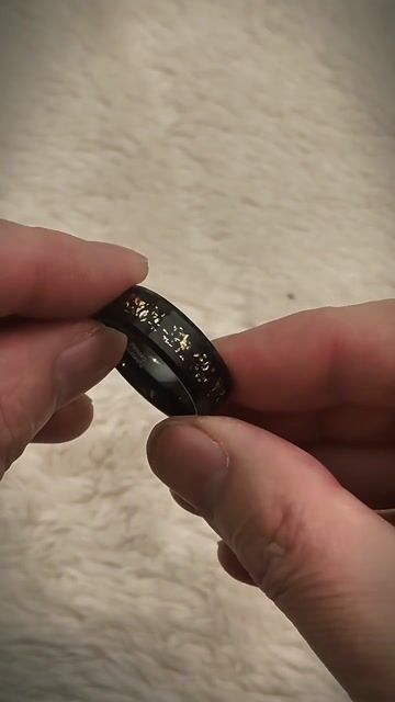 Bague personnalisee alliance anneau Tungstene video