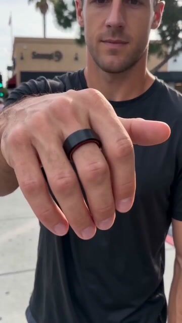 Customizable wood brushed tungsten ring video